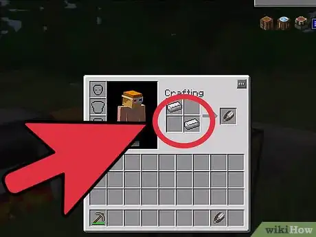 Imagen titulada Make Shears in Minecraft Step 5