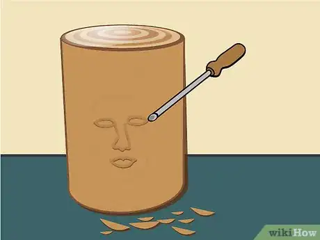 Imagen titulada Carve Faces in Wood Step 10