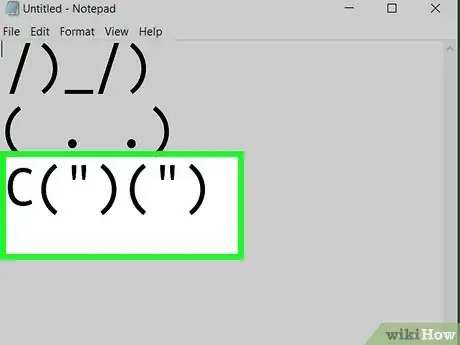 Imagen titulada Make a Bunny by Typing Characters on Your Keyboard Step 23