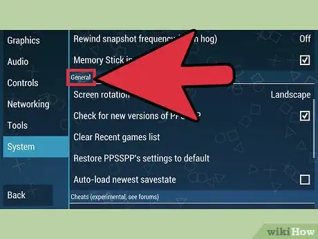 Imagen titulada Restore Default Settings on a PPSSPP Step 4