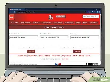 Imagen titulada Program an RCA Universal Remote Using Manual Code Search Step 1