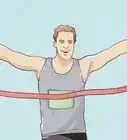 preparar una carrera de relevos de 4 por 100 metros