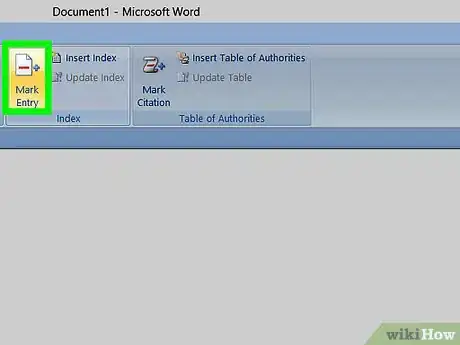 Imagen titulada Create an Index in Word Step 3