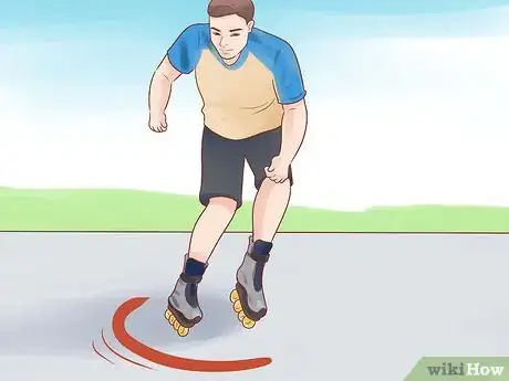 Imagen titulada Rollerblade Backwards Step 9