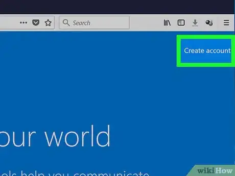 Imagen titulada Create a Hotmail Account Step 2