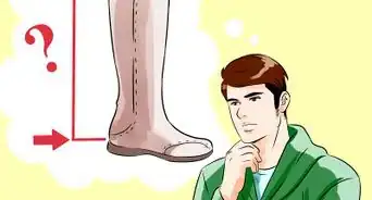 medir la caña de una bota