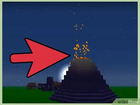 Imagen titulada Create a Volcano in Minecraft Step 6