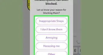 bloquear a alguien en Snapchat