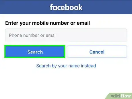 Imagen titulada Recover Your Facebook Password Without an Email Address on iPhone or iPad Step 3