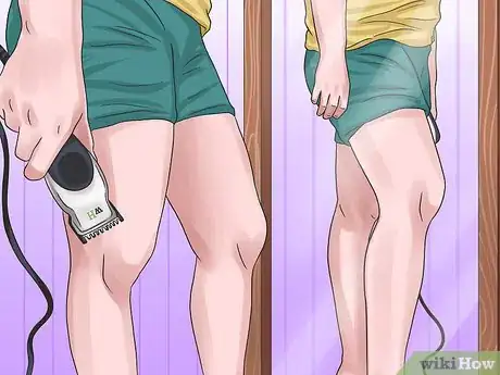 Imagen titulada Trim Leg Hair Using a Trimmer Step 8