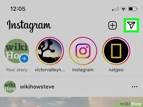 Imagen titulada Unread Messages on Instagram Step 2