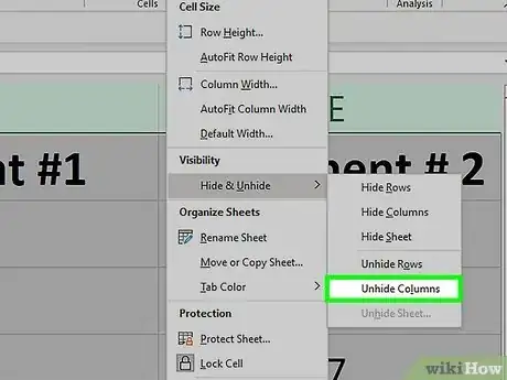 Imagen titulada Unhide Columns in Excel Step 21
