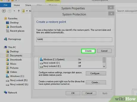 Imagen titulada Create a Restore Point in Windows 8 Step 5