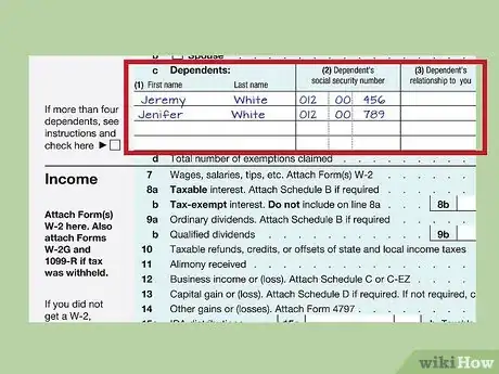 Imagen titulada Fill out IRS Form 1040 Step 10