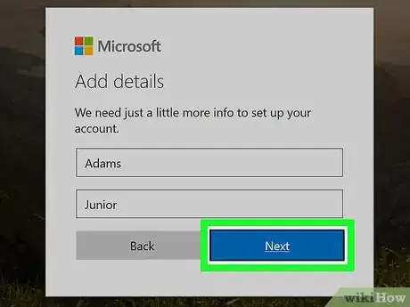 Imagen titulada Create a Hotmail Account Step 8