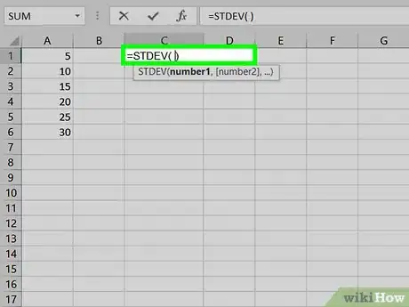 Imagen titulada Calculate Mean and Standard Deviation With Excel 2007 Step 13