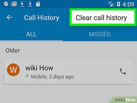 Imagen titulada Delete the Call History on Android Step 11
