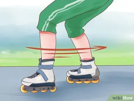 Imagen titulada Rollerblade Backwards Step 3