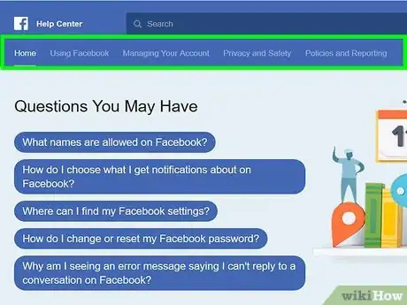 Imagen titulada Contact Facebook Step 9