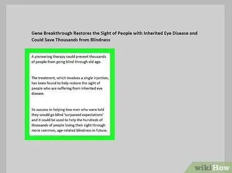 Imagen titulada Make a Newspaper on Microsoft Word Step 15