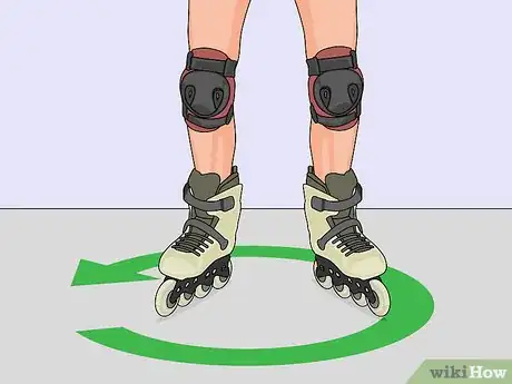 Imagen titulada Stop on Roller Skates Step 3