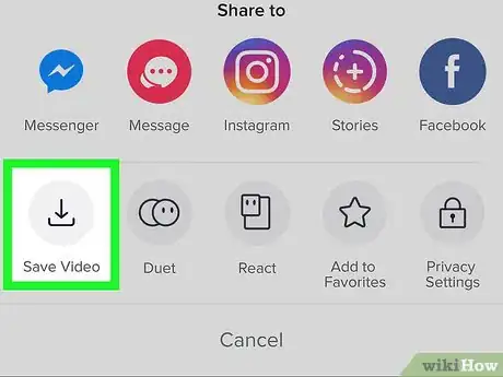 Imagen titulada Send a TikTok Video in Messenger on Android Step 9