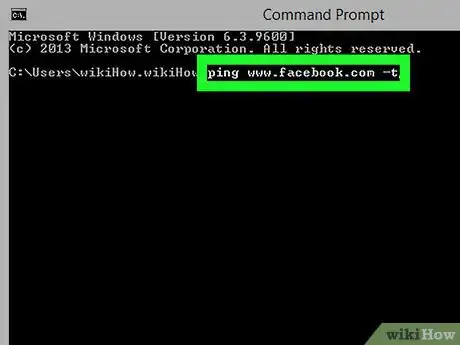 Imagen titulada Find IP Address of Facebook Step 3