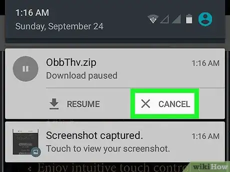 Imagen titulada Stop a Download on Android Step 6