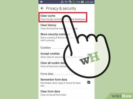 Imagen titulada Clear Temporary Internet Files on Android Devices Step 11