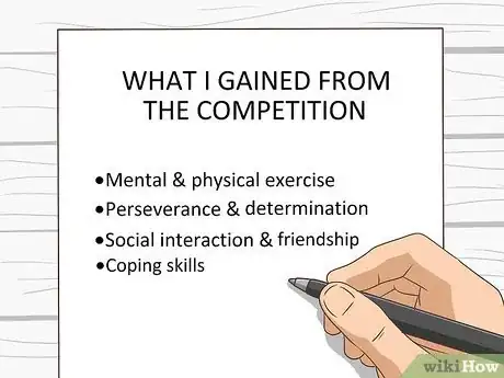 Imagen titulada Be Happy After Losing a Competition Step 3