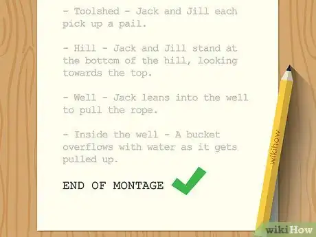 Imagen titulada Write a Montage in a Screenplay Step 7
