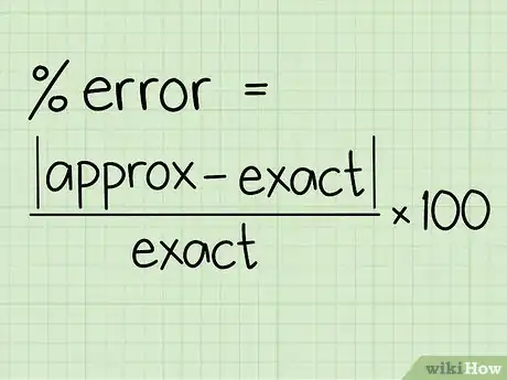 Imagen titulada Calculate Percentage Error Step 1