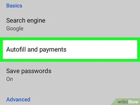 Imagen titulada Delete Autofill on Chrome on Android Step 4