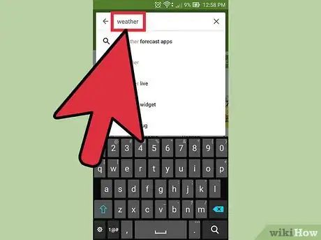 Imagen titulada Get a Weather Widget on Android Step 3