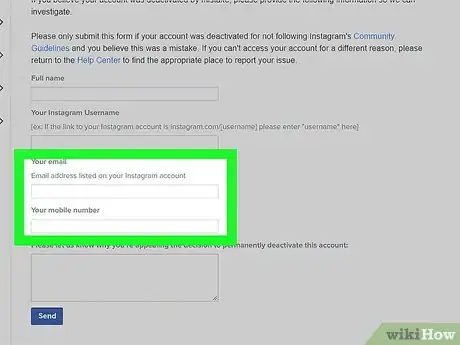 Imagen titulada Reactivate Instagram Step 12
