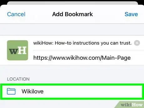 Imagen titulada Bookmark on an iPad Step 6