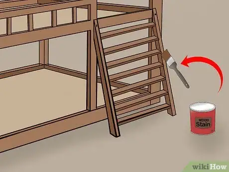 Imagen titulada Build Bunk Bed Stairs Step 21