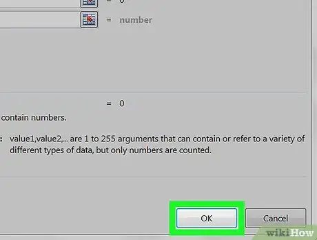 Imagen titulada Count Cells in Excel Step 9
