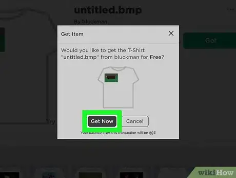 Imagen titulada Get Free Stuff on Roblox Step 8
