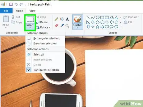 Imagen titulada Remove the White Background in Microsoft Paint Step 30