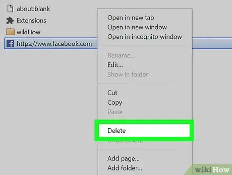 Imagen titulada Delete Bookmarks on Chrome on PC or Mac Step 6