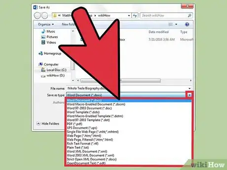 Imagen titulada Save a Microsoft Word Document Step 14