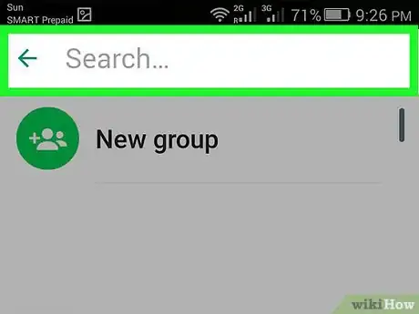Imagen titulada Find Someone on WhatsApp Step 9