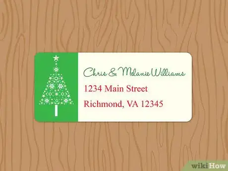 Imagen titulada Address Christmas Card Envelopes Step 16