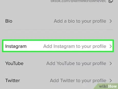 Imagen titulada Edit Your TikTok Profile Step 8
