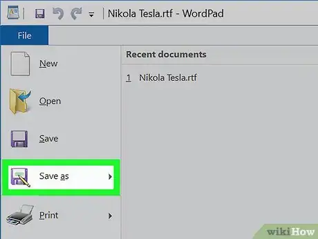 Imagen titulada Convert Wordpad to Word Step 3