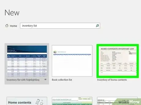 Imagen titulada Create an Inventory List in Excel Step 4