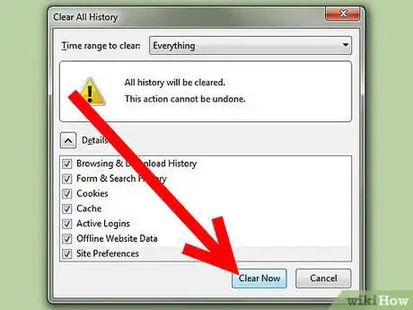 Imagen titulada Erase Web History in Firefox Step 10