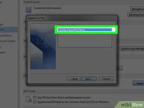 Imagen titulada Export Contacts from Outlook 2010 Step 6