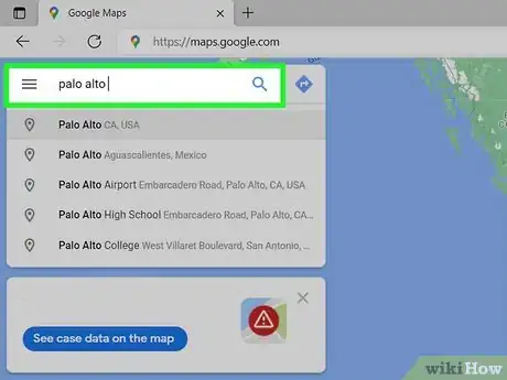 Imagen titulada Find North on Google Maps on PC or Mac Step 2